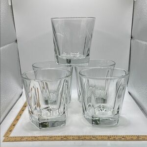 Libby Duratuff Clear Glass Tumbler Set of 5.